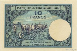 10 Francs MADAGASCAR  1926 P.036 q.FDC