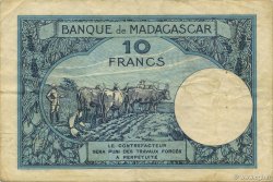 10 Francs MADAGASCAR  1948 P.036 BC+