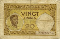 20 Francs MADAGASCAR  1948 P.037 BC