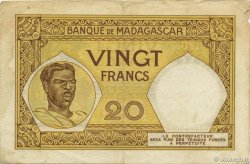 20 Francs MADAGASKAR  1948 P.037 SS