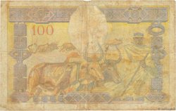 100 Francs MADAGASCAR  1937 P.040 q.MBa MB