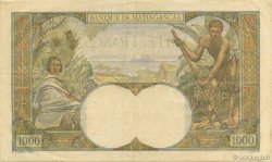 1000 Francs MADAGASCAR  1947 P.041 VF