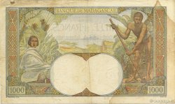 1000 Francs MADAGASCAR  1948 P.041 VG