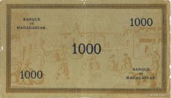 1000 Francs MADAGASCAR  1941 P.043 RC+