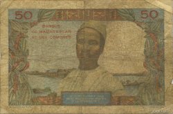 50 Francs MADAGASCAR  1950 P.045a G