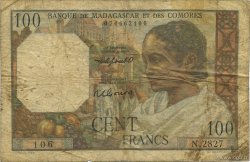 100 Francs MADAGASCAR  1950 P.046b RC