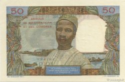 50 Francs - 10 Ariary MADAGASCAR  1961 P.051a UNC