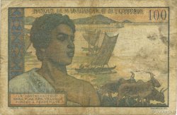 100 Francs - 20 Ariary MADAGASCAR  1961 P.052 F
