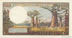 100 Francs - 20 Ariary MADAGASCAR  1964 P.057a SC