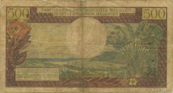 500 Francs - 100 Ariary MADAGASKAR  1964 P.058a fS