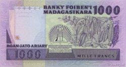 1000 Francs - 200 Ariary MADAGASCAR  1983 P.068a FDC