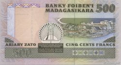 500 Francs - 100 Ariary MADAGASCAR  1988 P.071b SPL