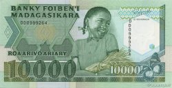 10000 Francs - 2000 Ariary MADAGASCAR  1988 P.074b NEUF
