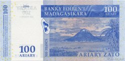 500 Francs - 100 Ariary MADAGASCAR  2004 P.086a UNC