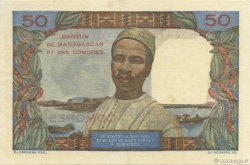 50 Francs COMOROS  1960 P.02b1 AU