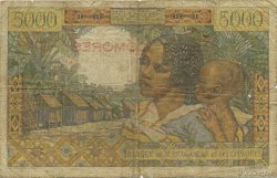 5000 Francs COMORE  1950 P.06a B
