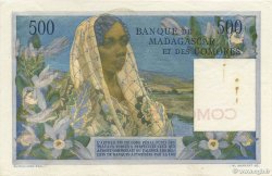 500 Francs KOMOREN  1963 P.04b fVZ