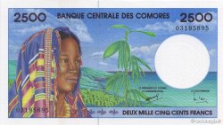 2500 Francs KOMOREN  1997 P.13 ST