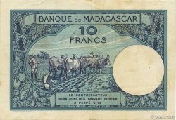 10 Francs MADAGASCAR  1937 P.036 MBC