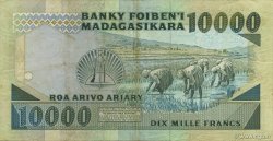 10000 Francs - 2000 Ariary MADAGASCAR  1988 P.074b TTB