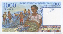 1000 Francs - 200 Ariary MADAGASCAR  1994 P.076b AU