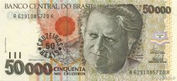 50 Cruzeiros Reais sur 50000 Cruzeiros  BRAZIL  1993 P.237 UNC