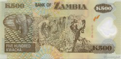 500 Kwacha ZAMBIA  2004 P.43c UNC
