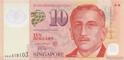10 Dollars SINGAPUR  2005 P.48 FDC