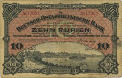 10 Rupien GERMAN EAST AFRICA  1905 P.02 F