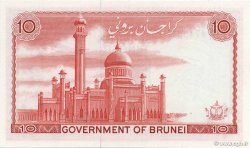 10 Ringgit - 10 Dollars BRUNEI  1983 P.08b UNC