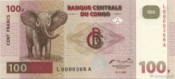 100 Francs CONGO, DEMOCRATIC REPUBLIC  1997 P.090a UNC