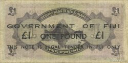 1 Pound FIJI  1940 P.045b F+