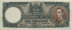 5 Shillings FIJI  1942 P.037e XF