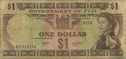 1 Dollar FIJI  1968 P.059a VG