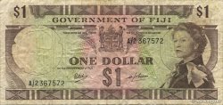 1 Dollar FIJI  1968 P.059a F+