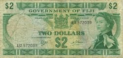 2 Dollars FIJI  1968 P.060a F