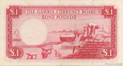 1 Pound GAMBIA  1965 P.02a AU-