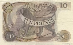 10 Pounds ENGLAND  1970 P.376c SS to VZ