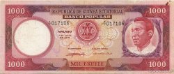 1000 Ekuele GUINEA ECUATORIAL  1975 P.08 MBC