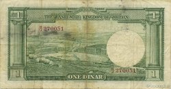 1 Dinar JORDAN  1952 P.06a F+