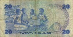 20 Shillings KENYA  1981 P.21a q.BB