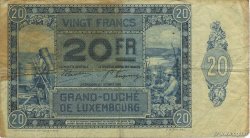 20 Francs LUSSEMBURGO  1929 P.37a MB
