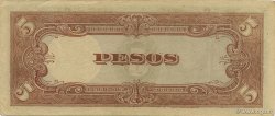 5 Pesos PHILIPPINES  1943 P.110a AU