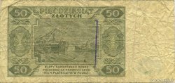 50 Zlotych POLOGNE  1948 P.138 B