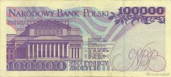 100000 Zlotych POLEN  1993 P.160a VZ