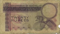 20 Rupees SEYCHELLEN  1968 P.16a SGE