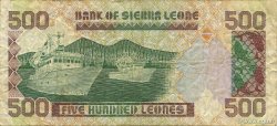 500 Leones SIERRA LEONE  1991 P.19 F+