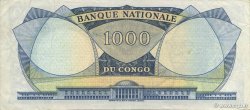 1000 Francs CONGO, DEMOCRATIQUE REPUBLIC  1962 P.008a VF - XF