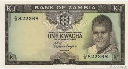 1 Kwacha ZAMBIE  1969 P.10b NEUF