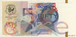 50 Pounds Test Note INGHILTERRA  2001  FDC